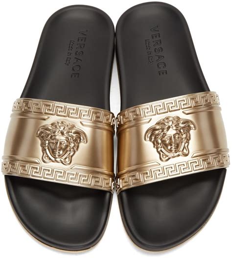 slide versace|Versace slides for men.